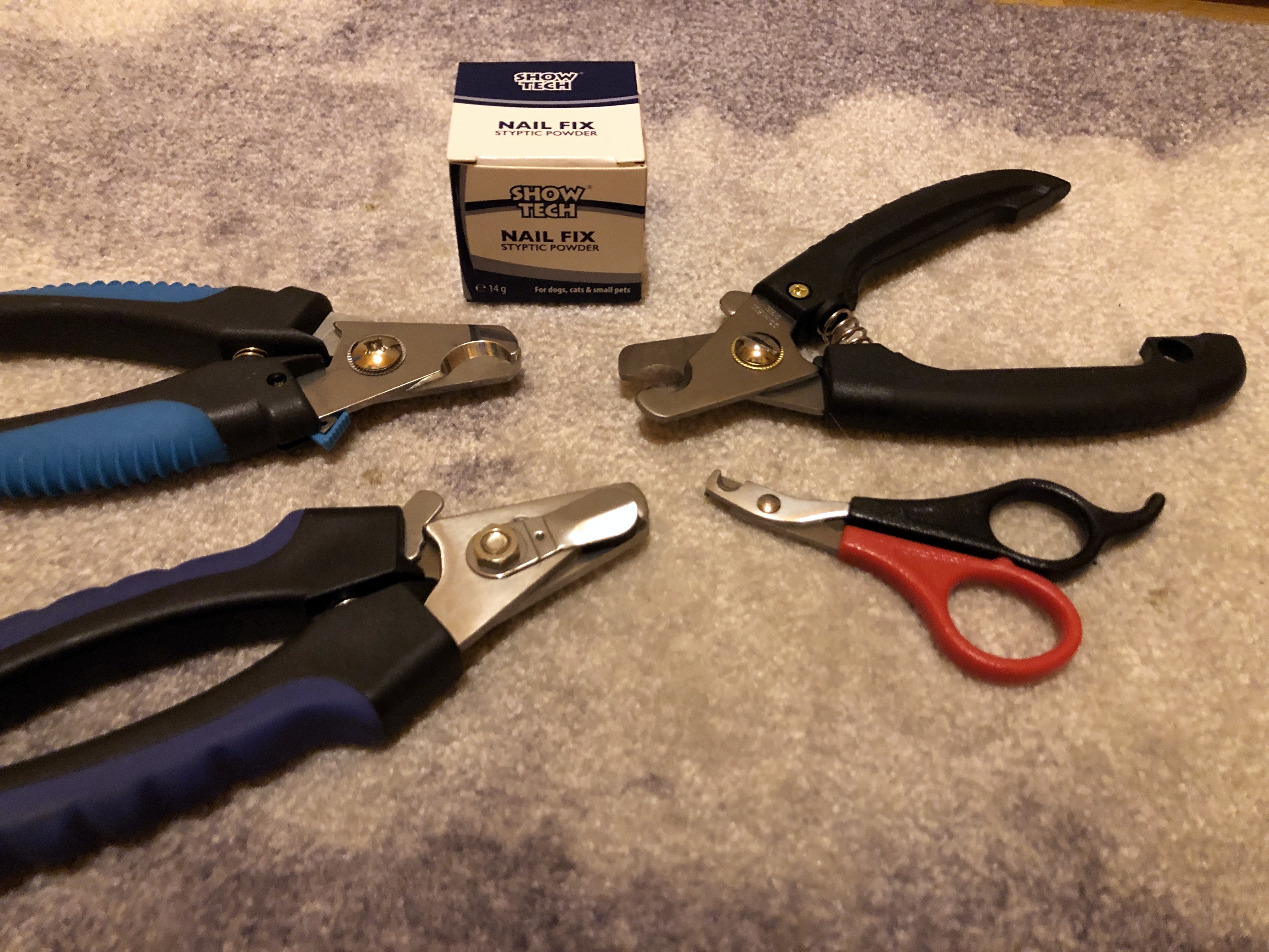 Different scissors and clippers