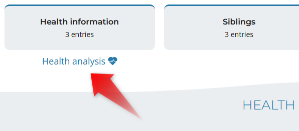 Link to Health Analysis